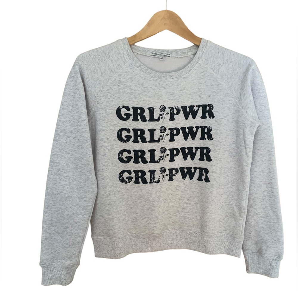 Rebecca Minkoff Girl Power Graphic Sweatshirt